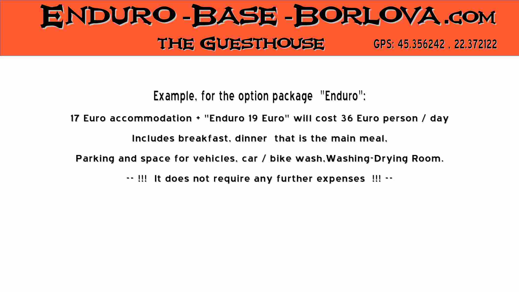 Example, for the option package "Enduro":